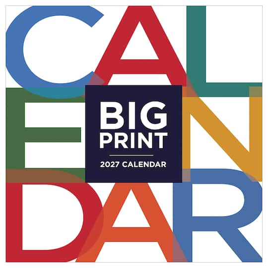 2027 Big Print Mini Calendar